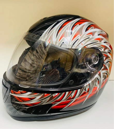 Мотошлем SAFELEAD LX-110 L" чёрно-красный