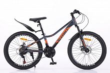 Велосипед 24" STANT MD4100 12", 21 ск, серый/оранжевый