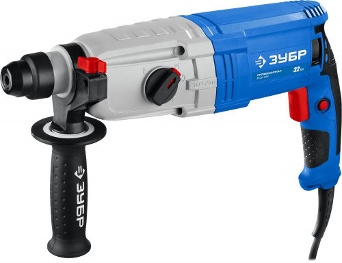Перфоратор ЗУБР ЗП-32-1100 К  Профессионал SDS+ , реверс, гориз-й, , 0-920 об/мин, 0-5100 уд/мин