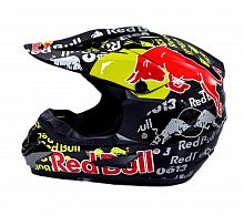 Мотошлем Red Bull, цветной, размер универсальный