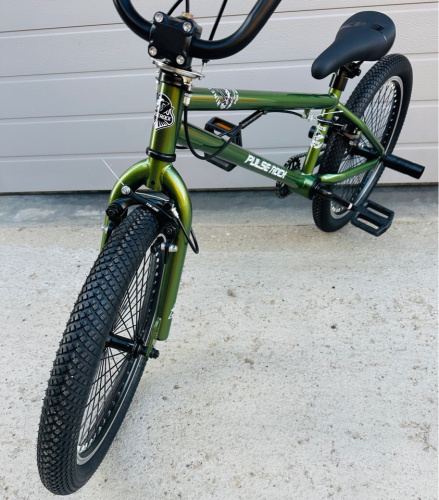 Велосипед 20" Пульс BMX (20")  зелёныйй V125 фото 4