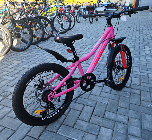 Велосипед 20" STANT MD200 10",6 ск, розовый фото 2