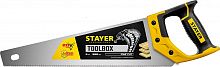 Ножовка многоцелевая (пила) "Cobra TOOLBOX" 350мм, мелкий прямой зуб, STAYER 2-15091-45_z01