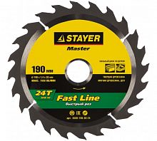 Диск пильный по дереву STAYER 190х30х24Т 3680-190-30-24