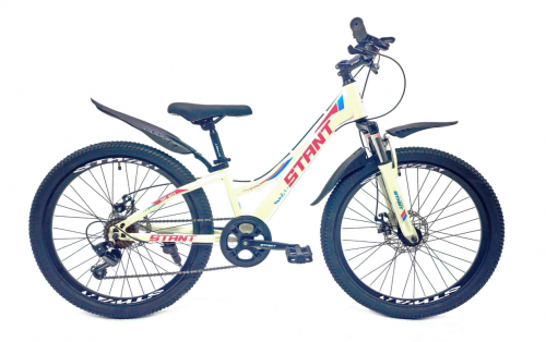 Велосипед 24" STANT MD405 12",6 ск, белый