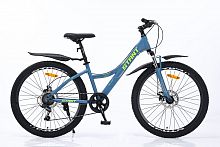 Велосипед 26" STANT MD515 14", 6 ск, синий/желтый