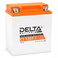 Аккумулятор Delta гелевый СТ 1207.1  (12В, 7Ач; LSD дисплей, длин.114, шир.70, выс.132 )