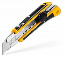 Нож с винтовым фиксатором STAYER HERCULES-25, лезвия 25мм, 09147