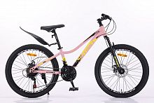 Велосипед 24" STANT MD4100 12", 21 ск, розовый