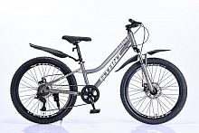 Велосипед  24" STANT MD450 12", 6 ск, серый, АЛЮМИНИЙ