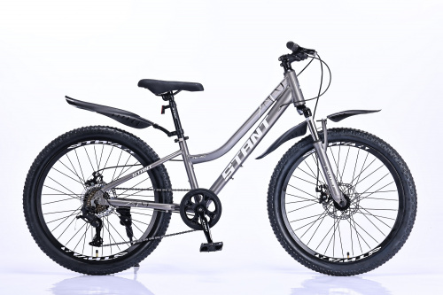 Велосипед  24" STANT MD450 12", 6 ск, серый, АЛЮМИНИЙ