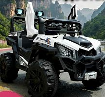 Электромобиль Багги GT-Racer, акб 12v/7А белый