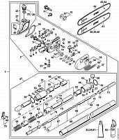 Хвостовик 25,4мм  НТ-100,101,130,131,70,75   Stihl 41827107106
