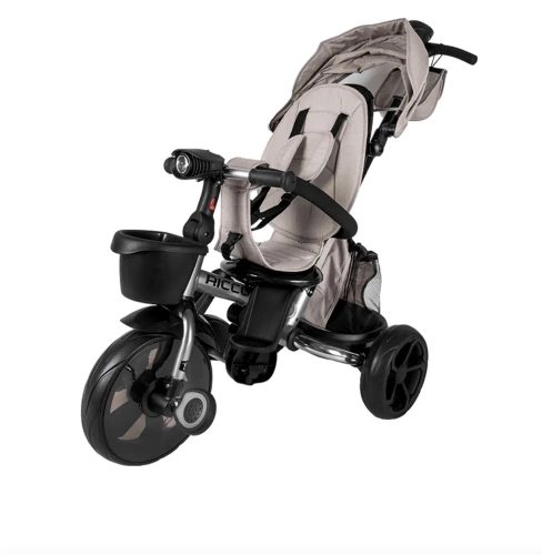 Велосипед трехколёсный Ricco beige, бежевый фото 6