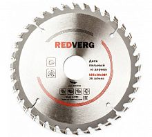 Диск пильный по дереву RedVerg твердосплавный 165х30/20мм, 36зубьев (800091)