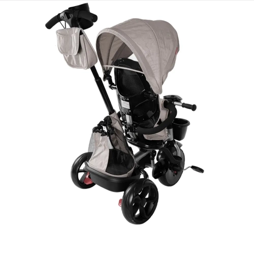 Велосипед трехколёсный Ricco beige, бежевый фото 5