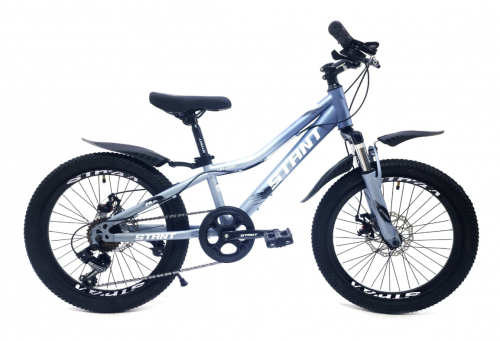 Велосипед 20" STANT MD200 10",6 ск, серый