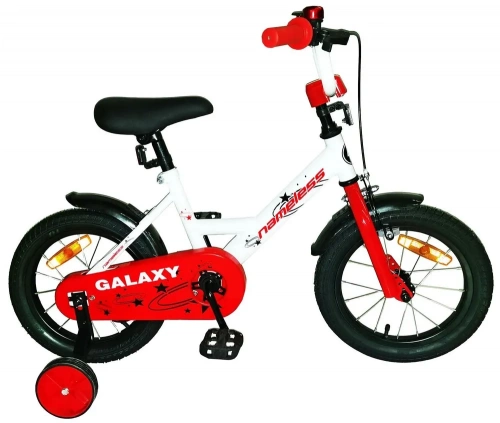 Велосипед 16" Nameless GALAXY,  белый/красный