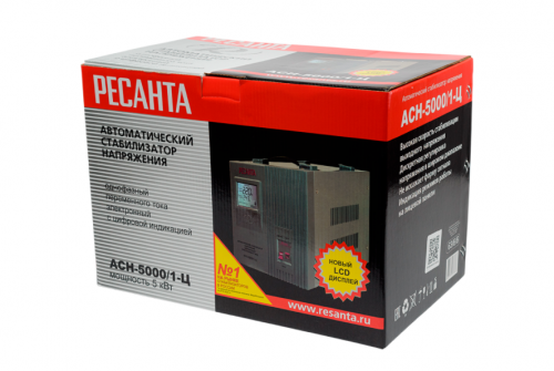 Стабилизатор Ресанта АСН-5000 Н/1-Ц Lux63/6/16 фото 3