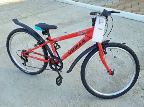 Велосипед 24" URMAN Economic BIKE-24 (12") Salter красный фото 5
