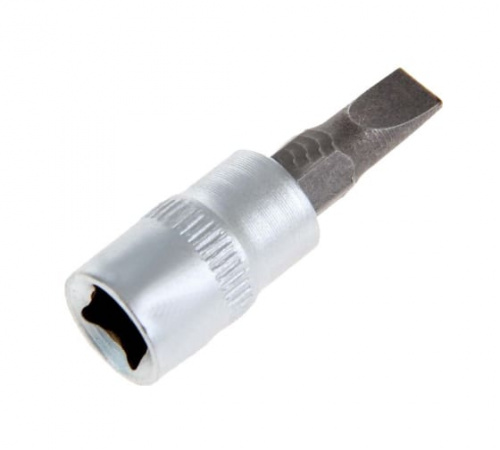Головка с битой вставкой SL4 квадрат 1/4" STELS