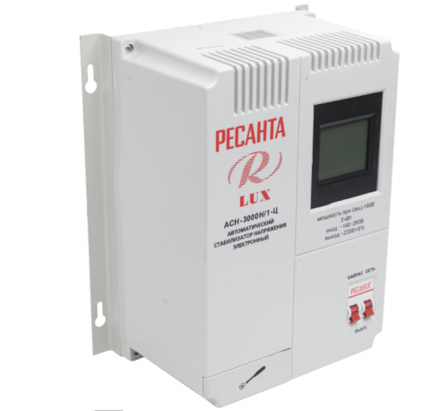 Стабилизатор Ресанта АСН-3000 Н/1-Ц Lux63/6/21