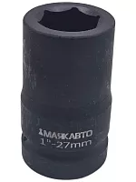 Головка удлиненная ударная 27мм 6-гранная 1" под гайковерт МАЯКАВТО