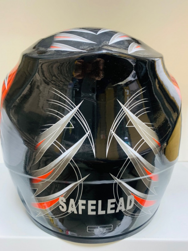 Мотошлем SAFELEAD LX-110 L" чёрно-красный фото 3