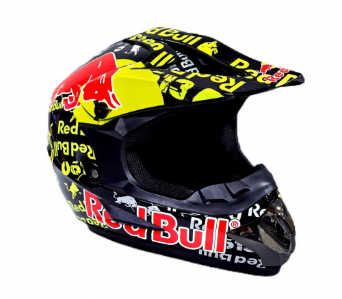 Мотошлем Red Bull, цветной, размер универсальный фото 2