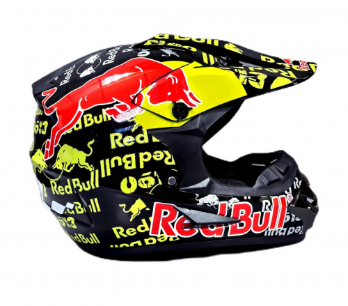 Мотошлем Red Bull, цветной, размер универсальный фото 3