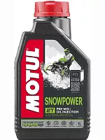 Масло моторное 1л. MOTUL 2T Snowpower,полусинтетическое для снегоходов