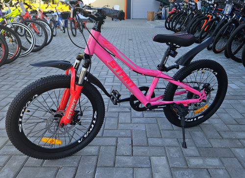 Велосипед 20" STANT MD200 10",6 ск, розовый фото 3