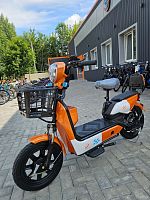 Электроскутер SK8,500W (двух местный,3 скорости, 48V/12А, дисплей, лед фара, педали)
