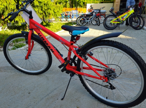 Велосипед 24" URMAN Economic BIKE-24 (12") Salter красный фото 2