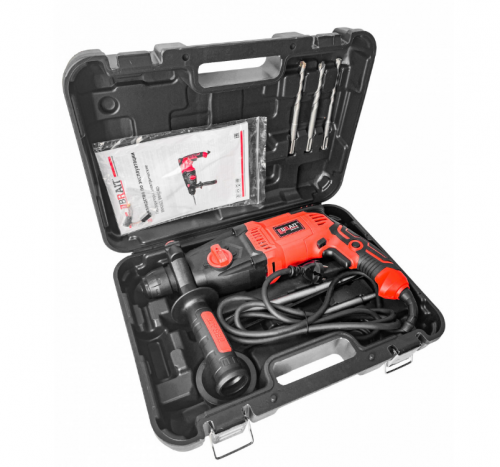 Перфоратор BRAIT BRH24D PRO (800Вт; 2,4Дж; патрон SDS+,диам бурения бетона 24мм; 3 реж;горизон) фото 3