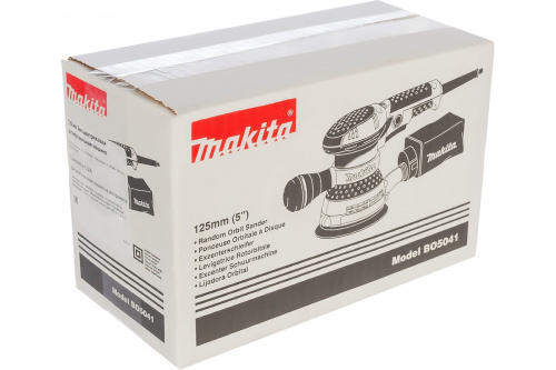 Шлифмашинка эксцентриковая ЭШМ Makita BO5041,125мм,300Вт.4000-12000об/мин. фото 7 Шлифмашинка эксцентриковая ЭШМ Makita BO5041,125мм,300Вт.4000-12000об/мин. фото 7