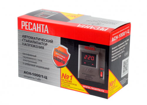 Стабилизатор Ресанта АСН-1000 Н2/1-Ц 63/6/13 фото 3