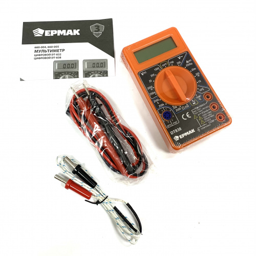 Мультиметр цифровой Ермак DT-838 660678 фото 2 Мультиметр цифровой Ермак DT-838 660678 фото 2