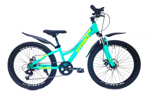 Велосипед 24" STANT MD405 12",6 ск, бирюзовый