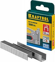 Скобы для степлера  KRAFTOOL тип 53 (A/10/JT21) 12мм,1000 шт калибр 23 GA, 31670-12